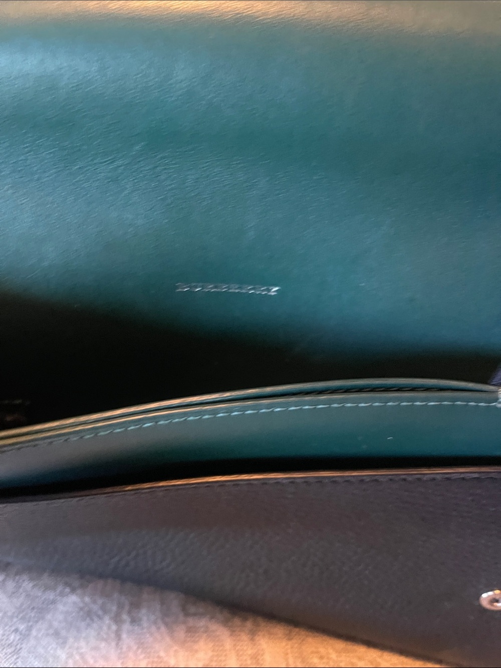 Burberry Black Pebbled Leather Crossbody Wallet Bag - Picture 7 of 8